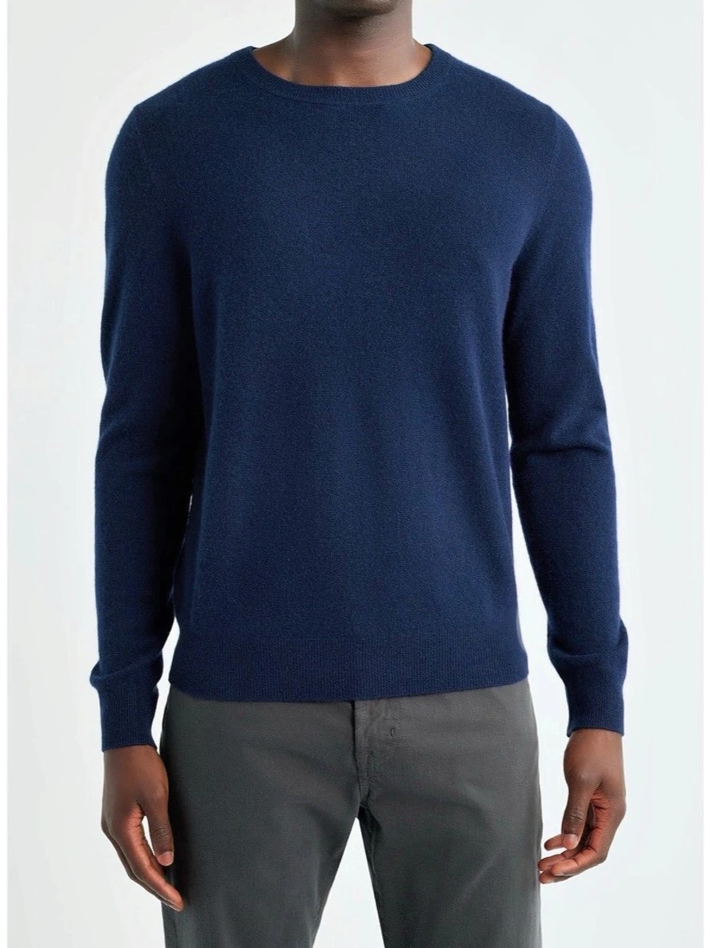 Nordstrom Cashmere Crewneck in Blue Size Medium Like New